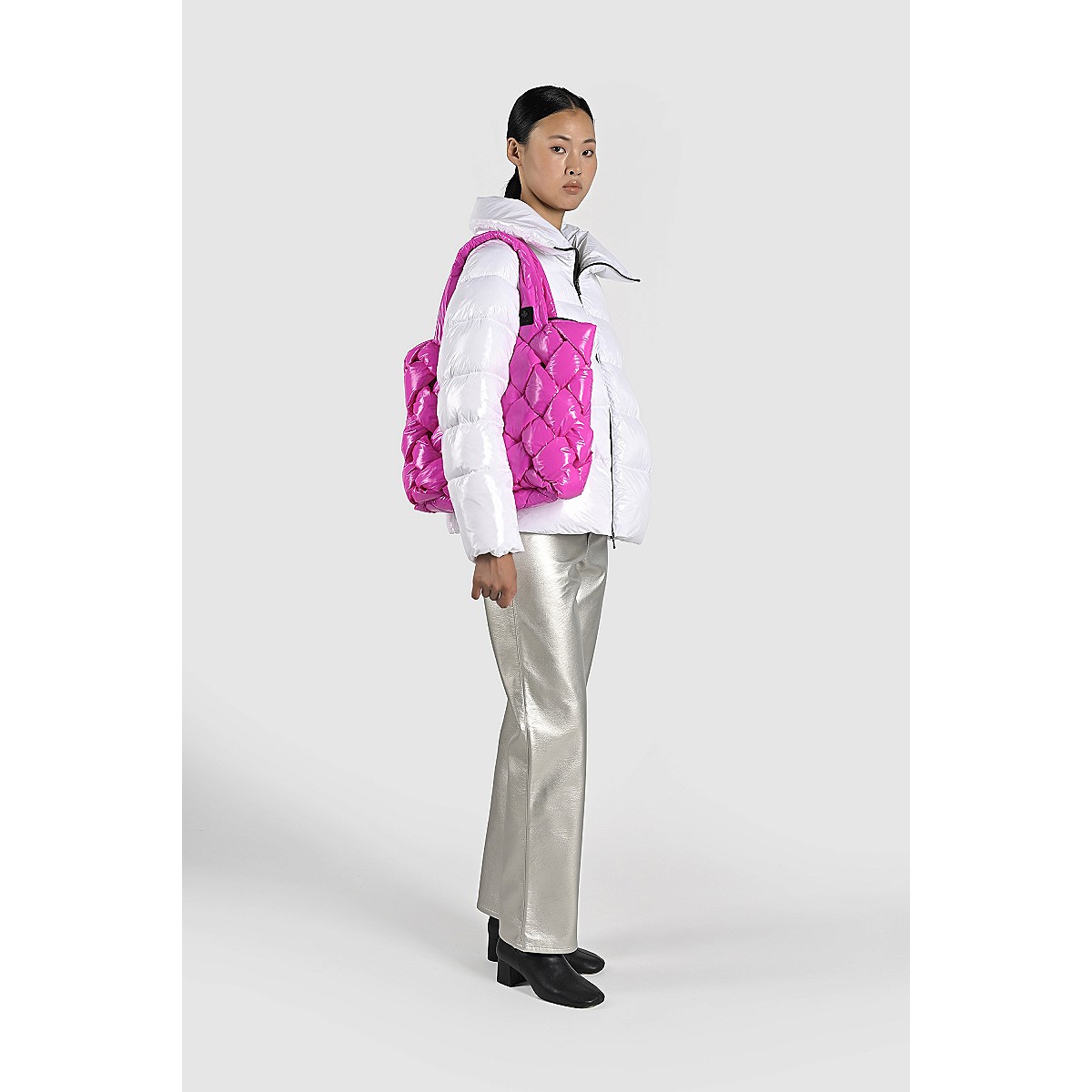 Tote woven bag recycled