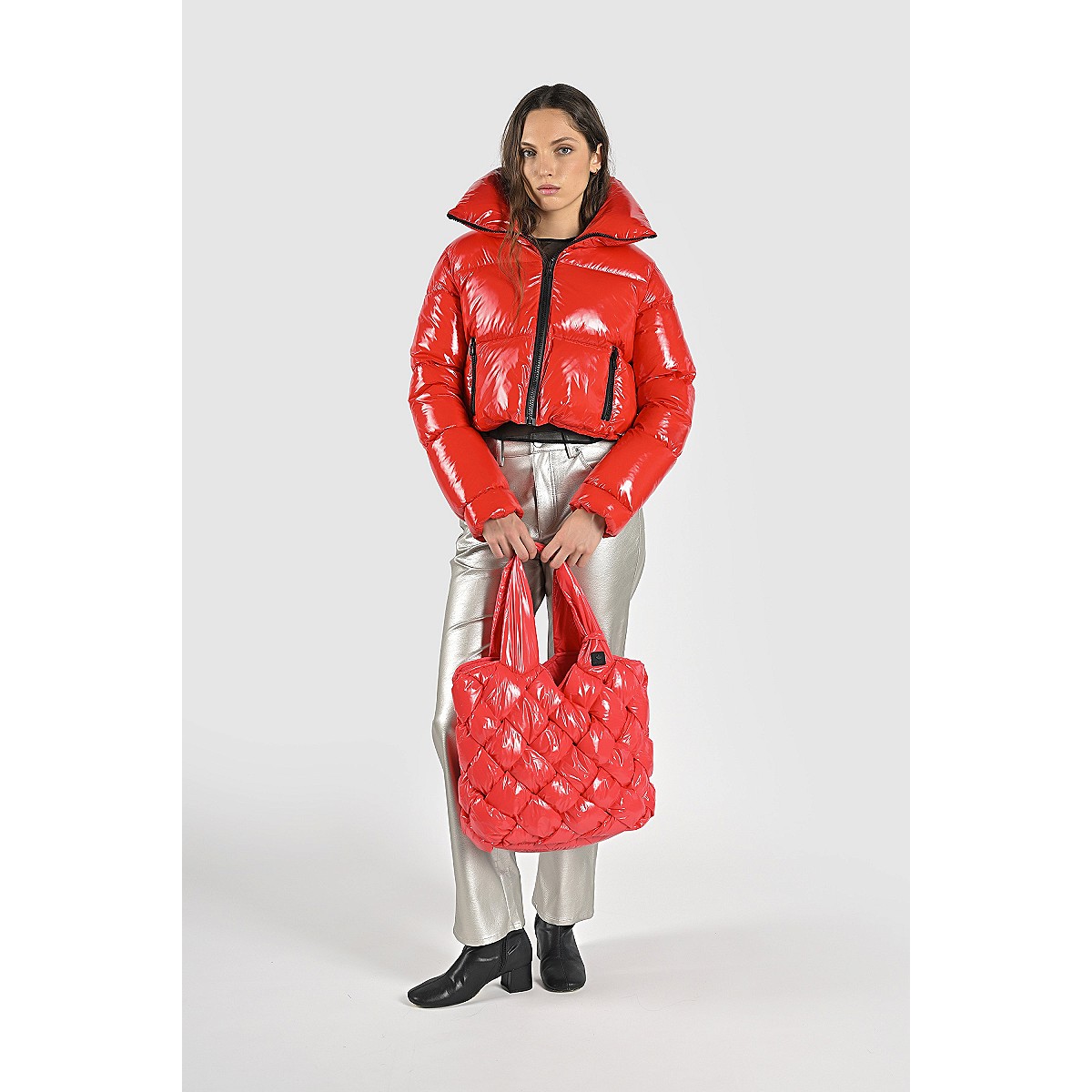 Tote woven bag recycled