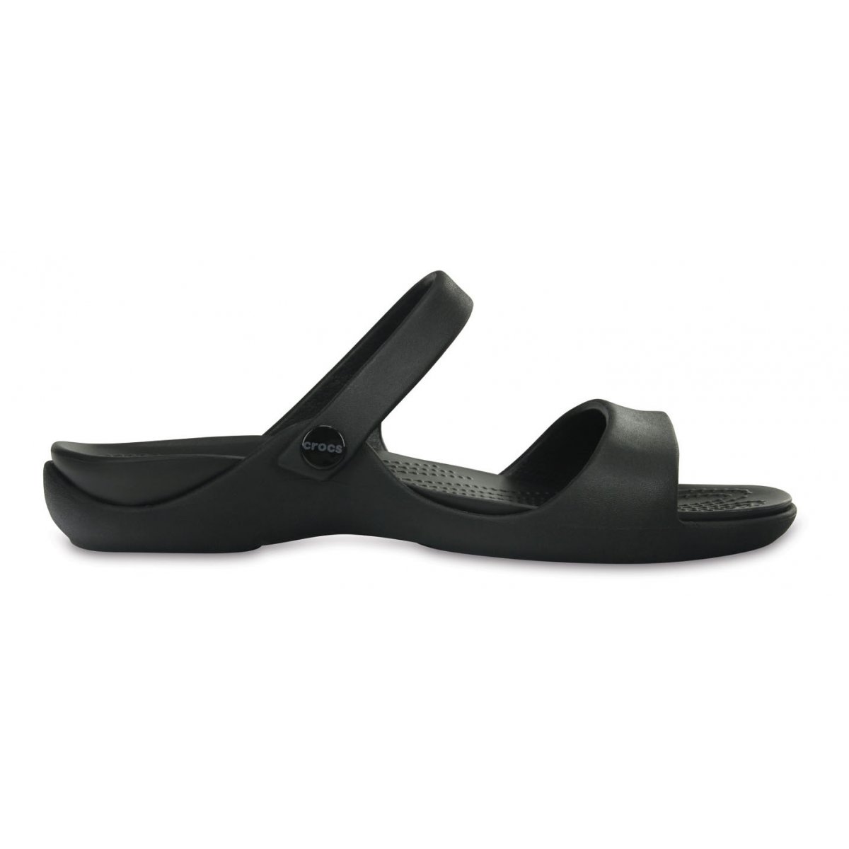 Crocs Donna Cleo Black Slip On Sandali INFRAD Taglia UK 5 Crocs Donna Cleo Black Slip On Sandali INFRAD Taglia UK 5