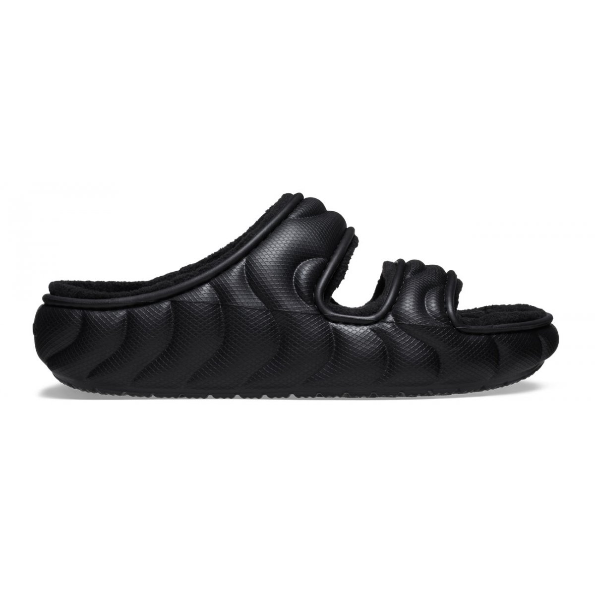 Classic cozzzy overpuff sandal - Black (45-46)