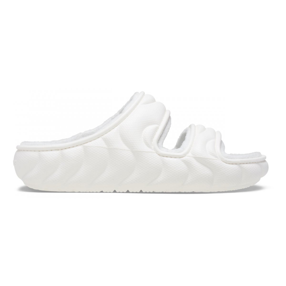 Classic cozzzy overpuff sandal - White (39-40)