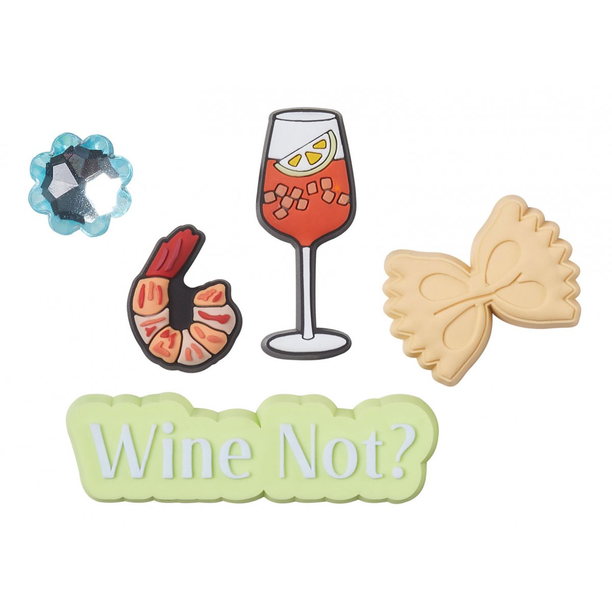 Wine Not Sandal Backer 5 Pack - Charms Tie Collezioni jibbitz™ | Crocs  Italia