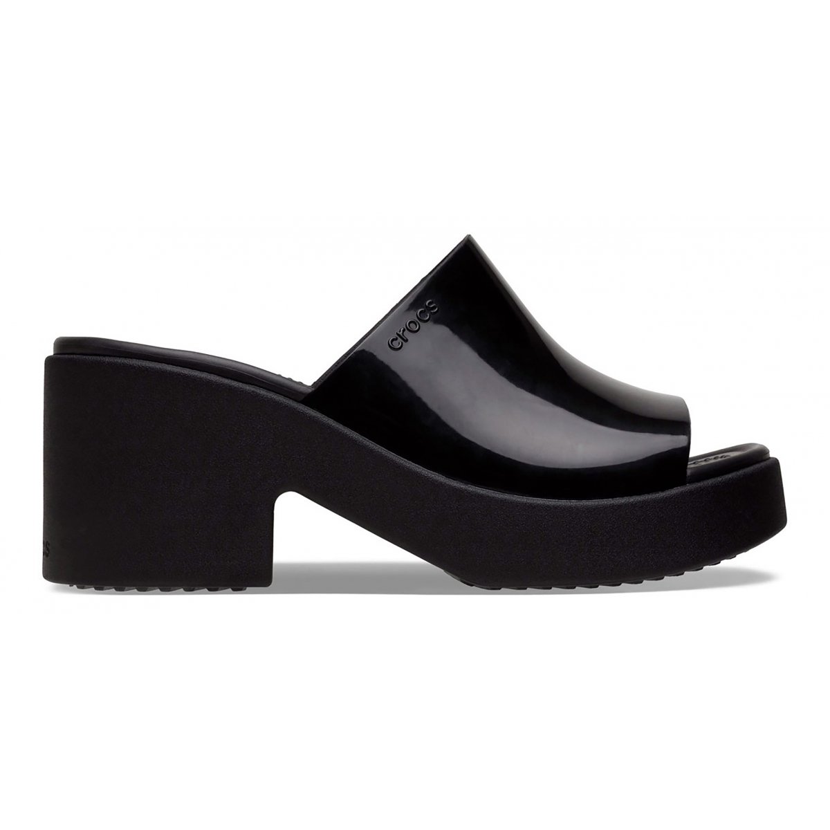 Brooklyn slide high shine heel w - Black (39-40)