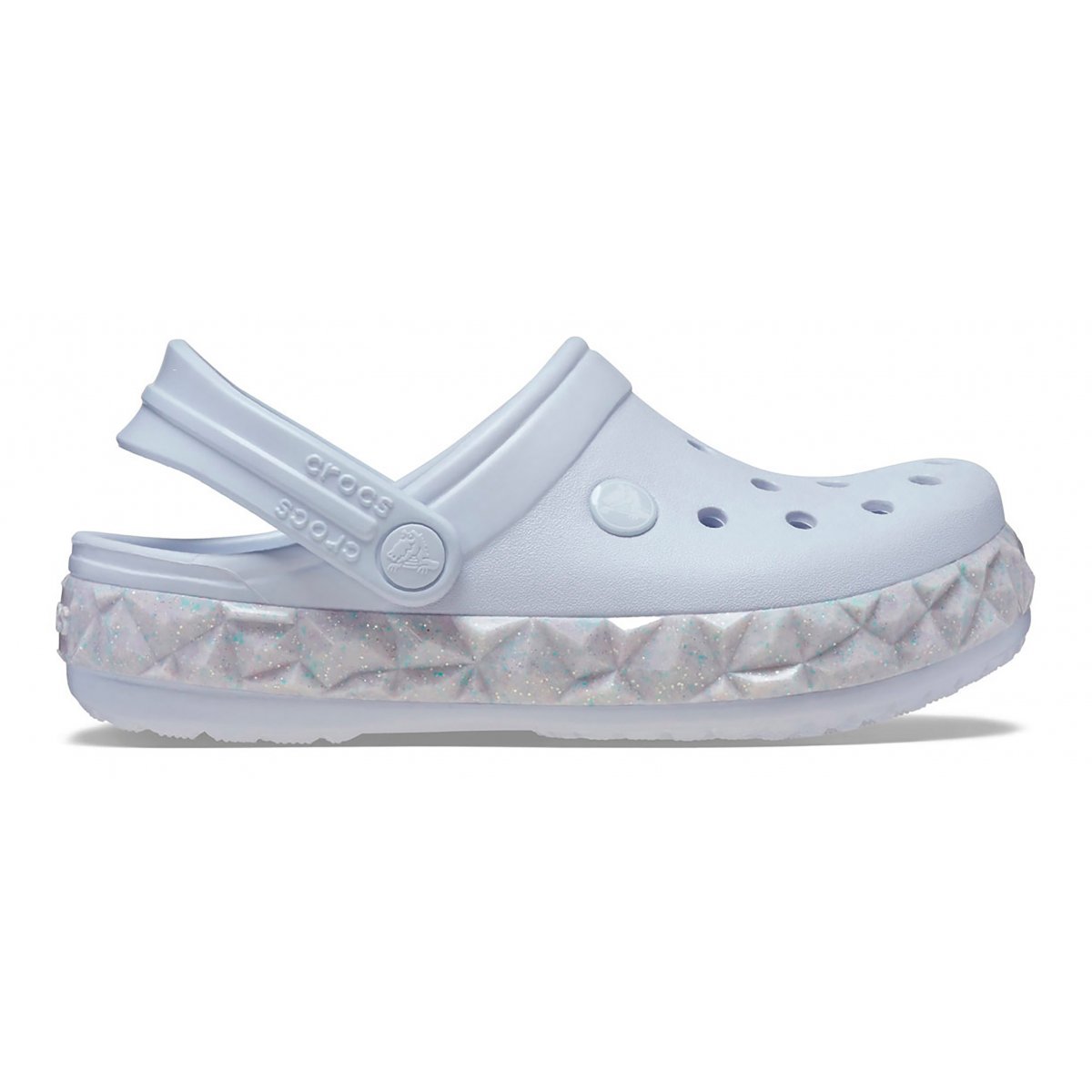 Crocband Crocs Bambina Glitter Bimba Glitter Crocs Rosa Con Pelo