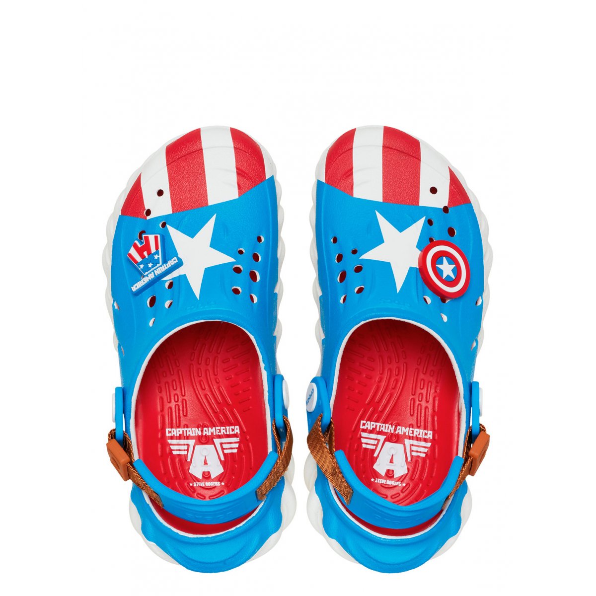 Captain america echo clog kid - White (34-35)