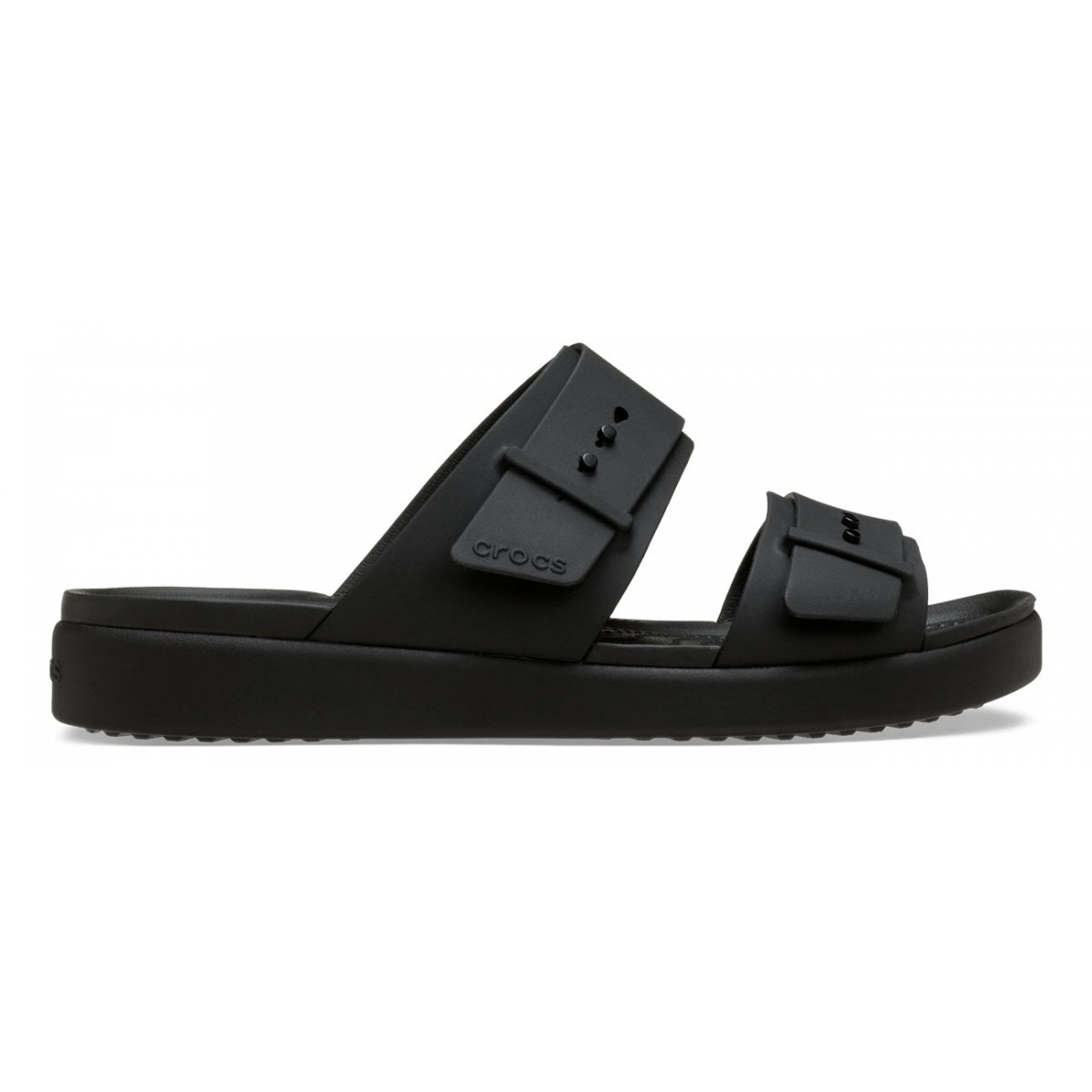 Brooklyn buckle low low wedge w - Black (38-39)