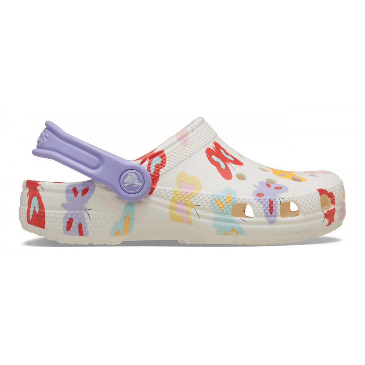 Classic butterfly graphic clog t - CharcoalL (22-23)