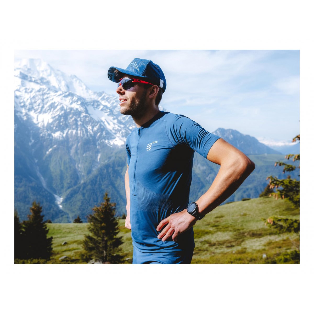 Trail Half-Zip Fitted SS Top -