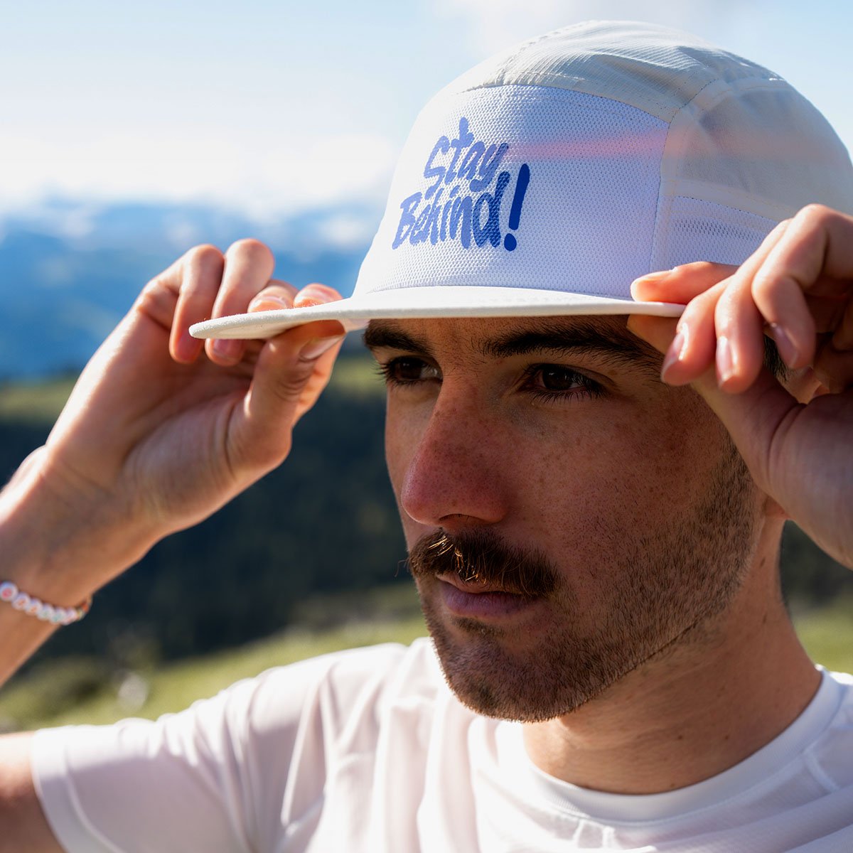 5 Panel Light Cap Stay Behind