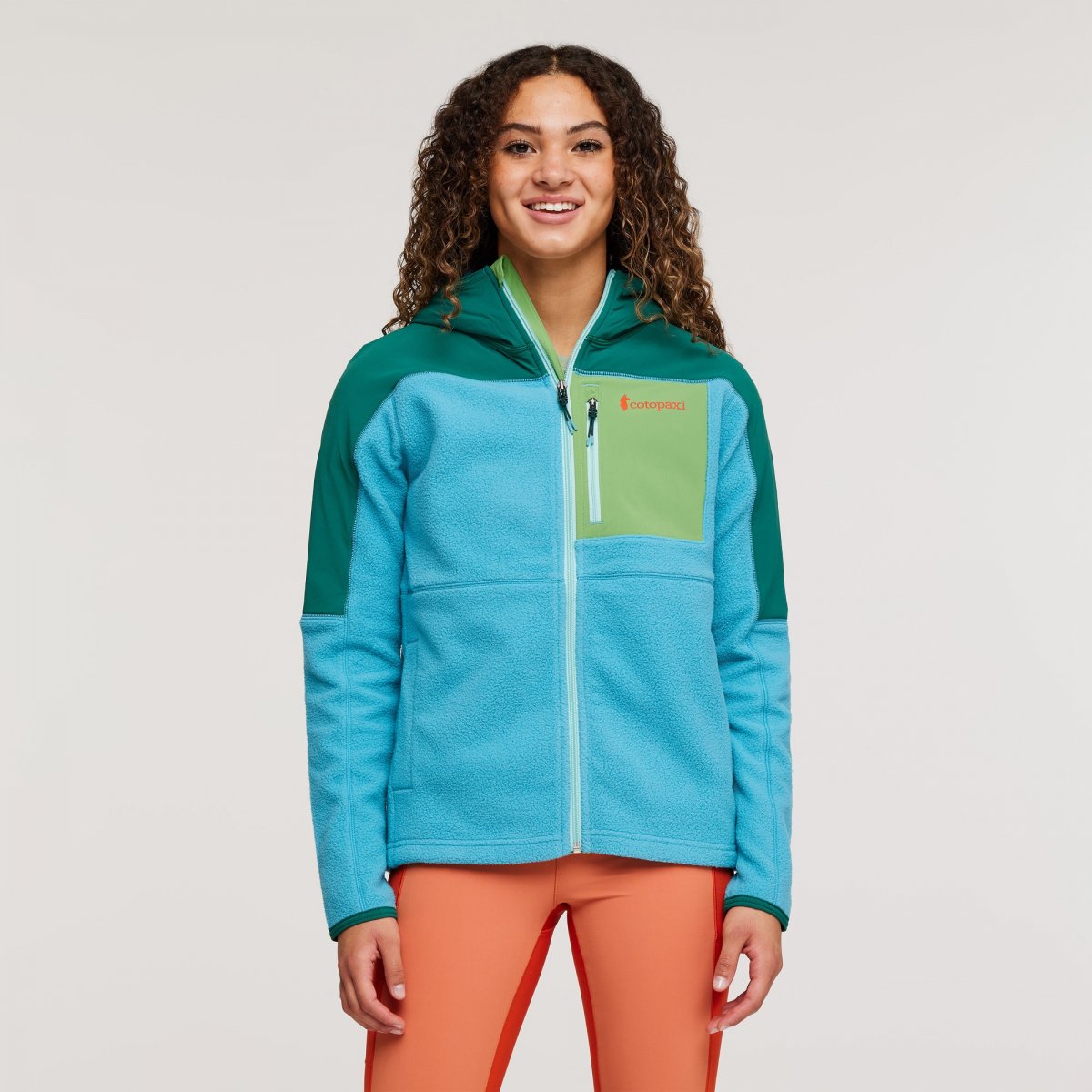 Abrazo Hooded Full-Zip Fleece Jacket W