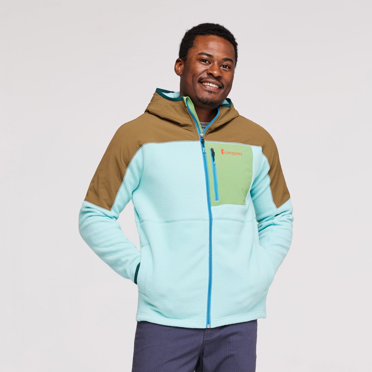 Abrazo Fleece Hooded Full-Zip Jacket M