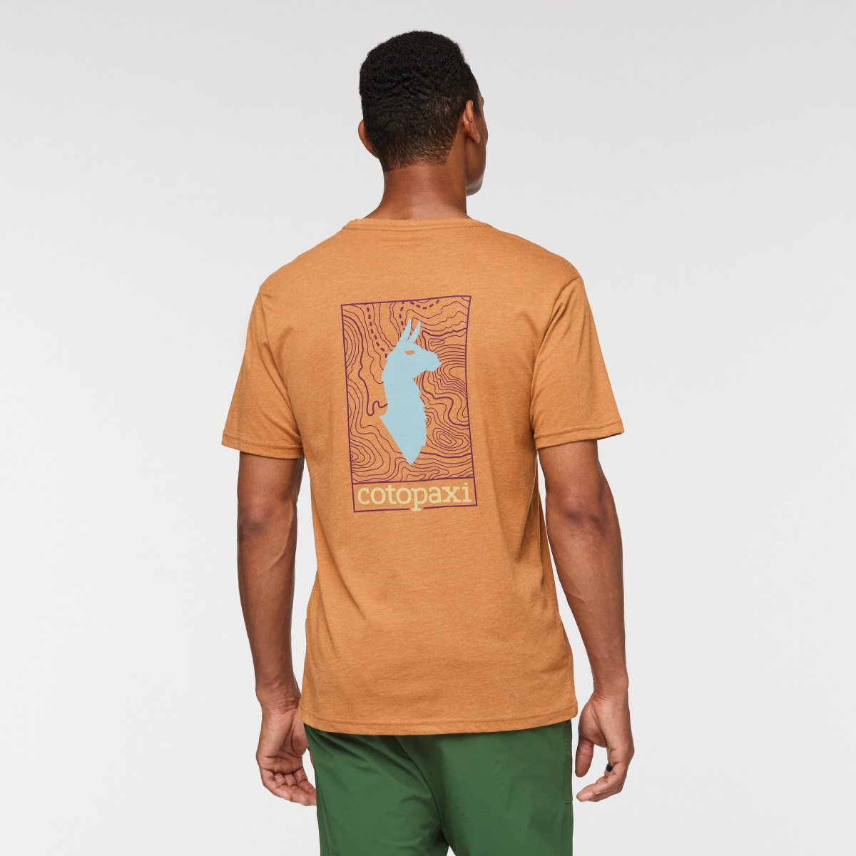 Llama Map Organic T-Shirt M