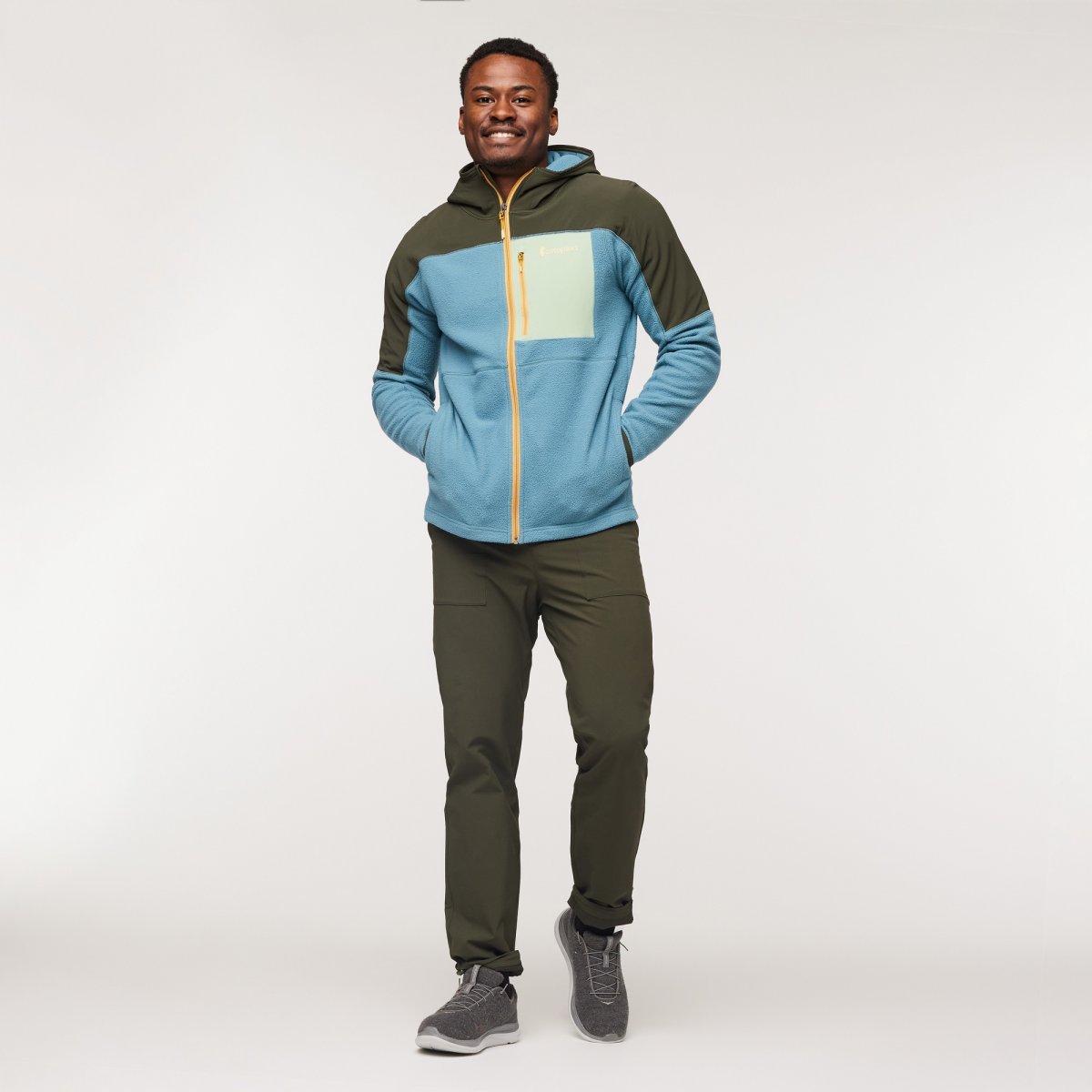 Abrazo Fleece Hooded Full-Zip Jacket M