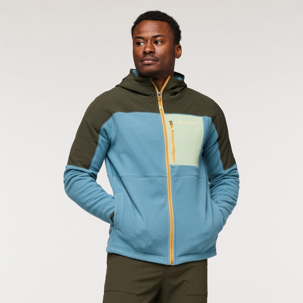 Abrazo Fleece Hooded Full-Zip Jacket M