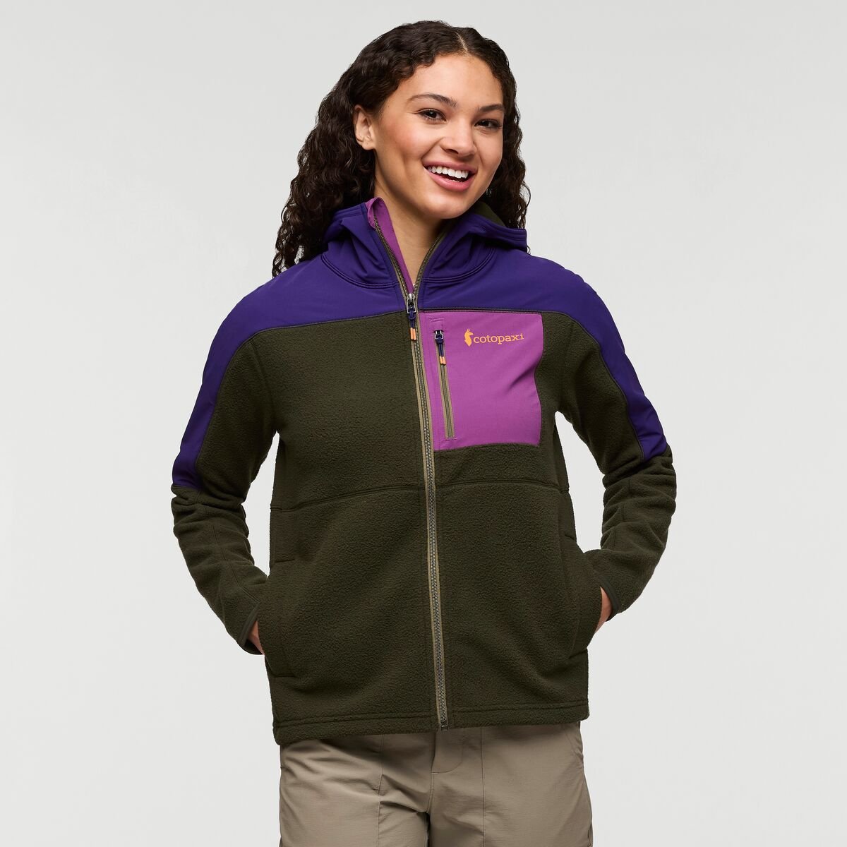 Abrazo Hooded Full-Zip Fleece Jacket W