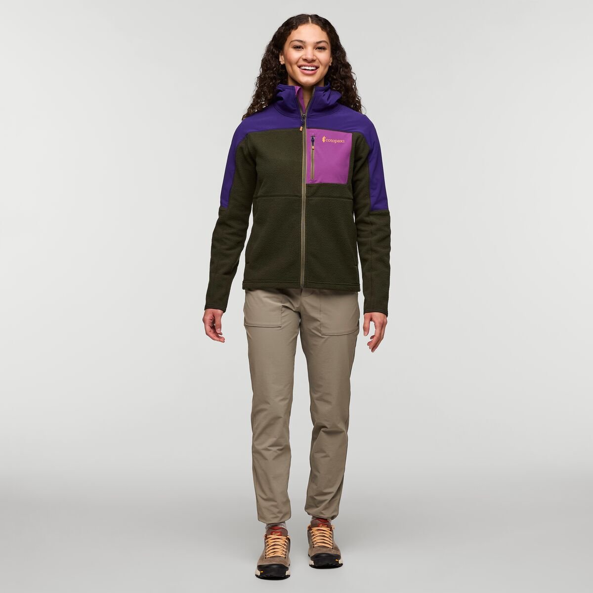 Abrazo Hooded Full-Zip Fleece Jacket W