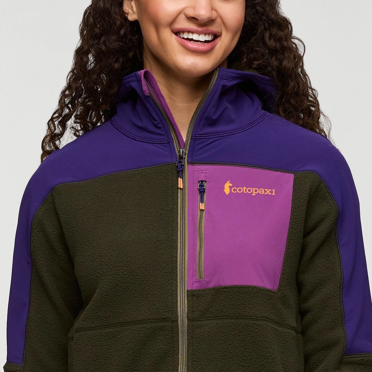 Abrazo Hooded Full-Zip Fleece Jacket W