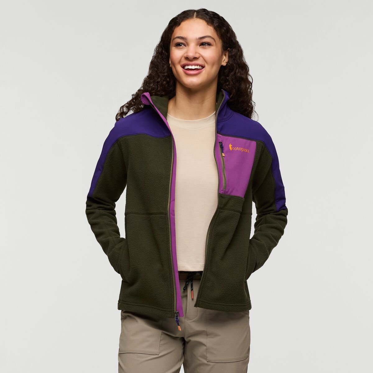 Abrazo Hooded Full-Zip Fleece Jacket W