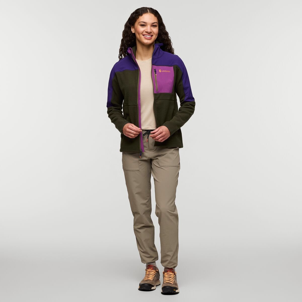 Abrazo Hooded Full-Zip Fleece Jacket W