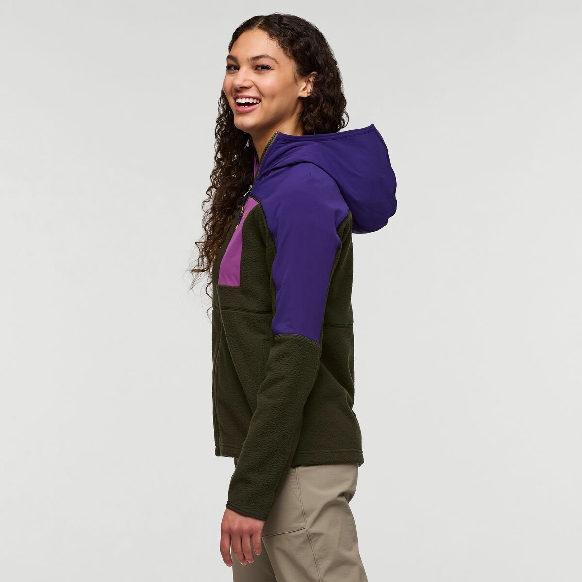 Abrazo Hooded Full-Zip Fleece Jacket W