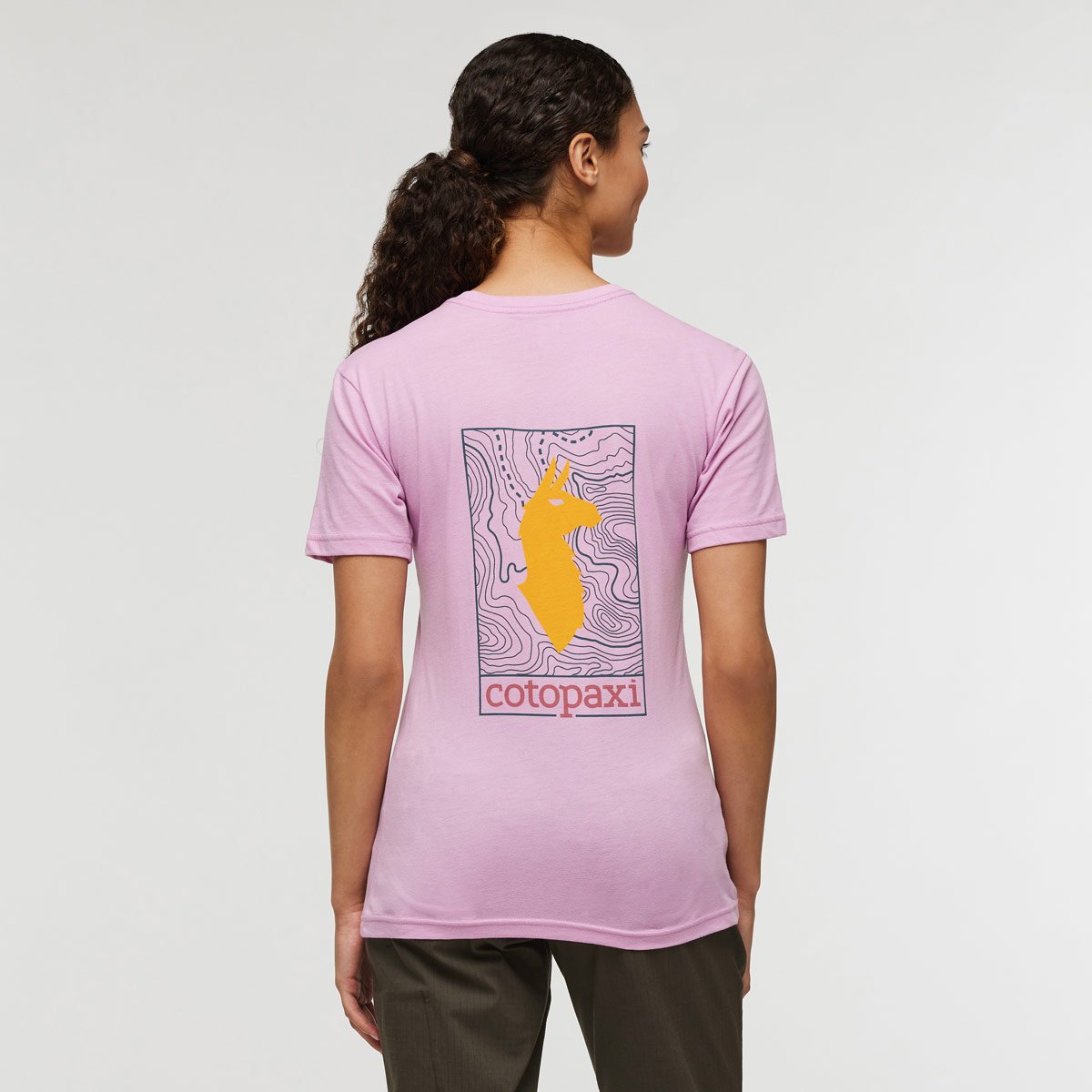 Llama Map Organic T-Shirt W