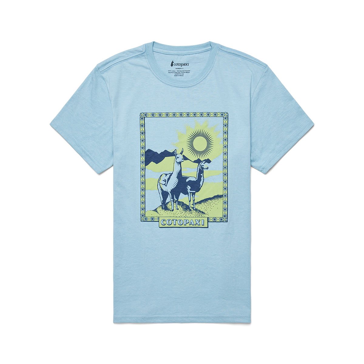 Llama Greetings Organic T-Shirt W