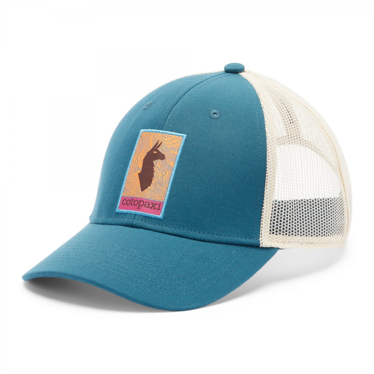 Llama Map Trucker Hat