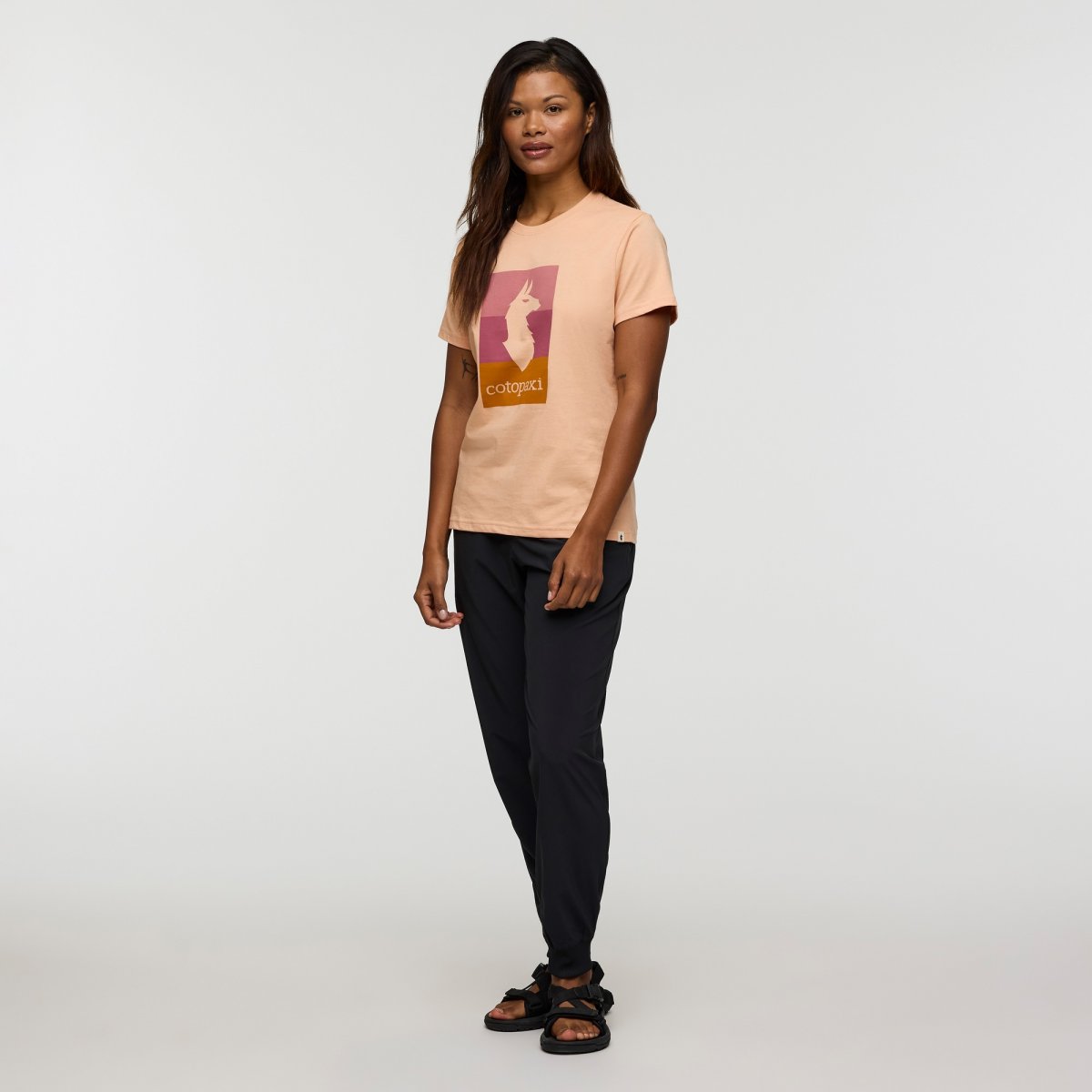 Llama Block T-Shirt W