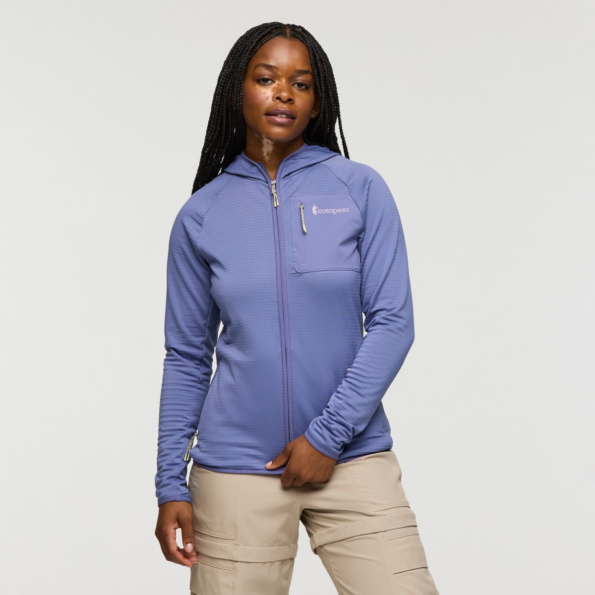 Otero Fleece Full-Zip Hooded Jacket W