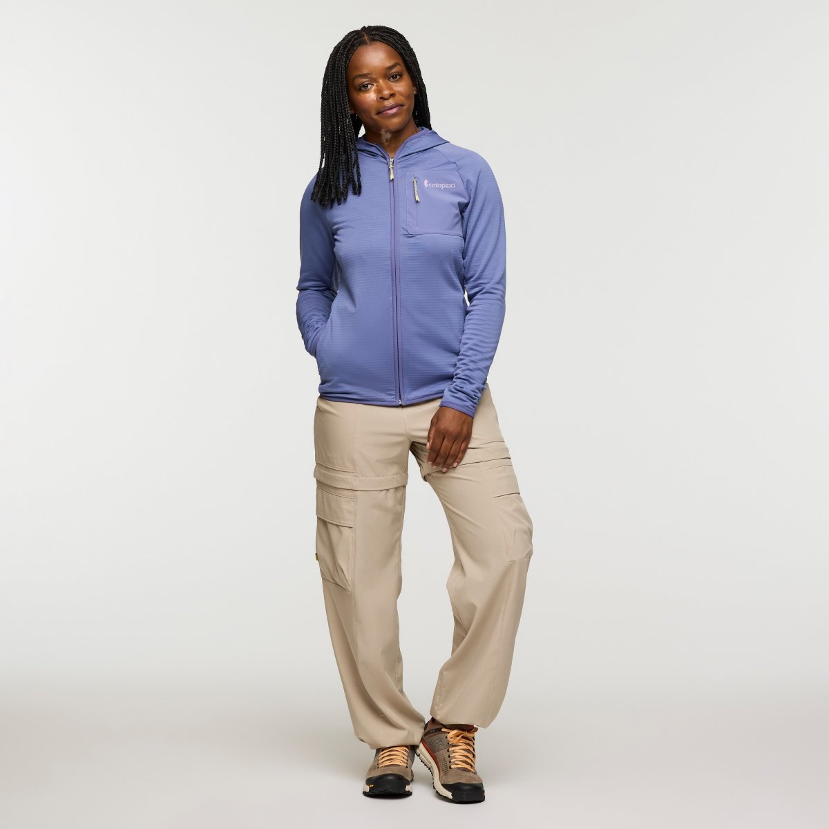 Otero Fleece Full-Zip Hooded Jacket W