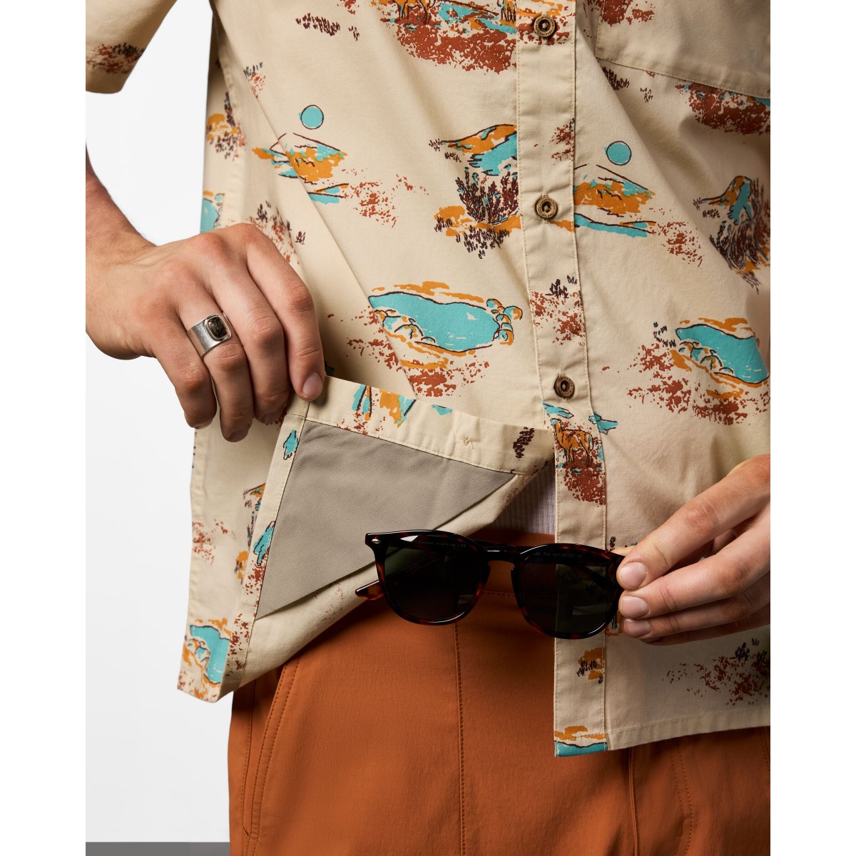 Estival button up shirt - print m