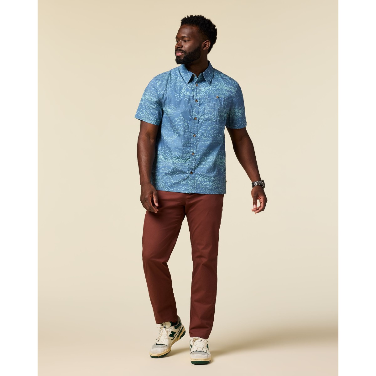 Estival button up shirt - print m