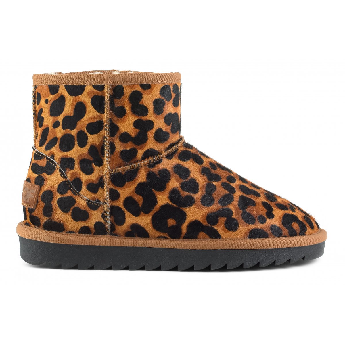 Ugg in animal-print leather - Winter Boots Woman Colors of California Women