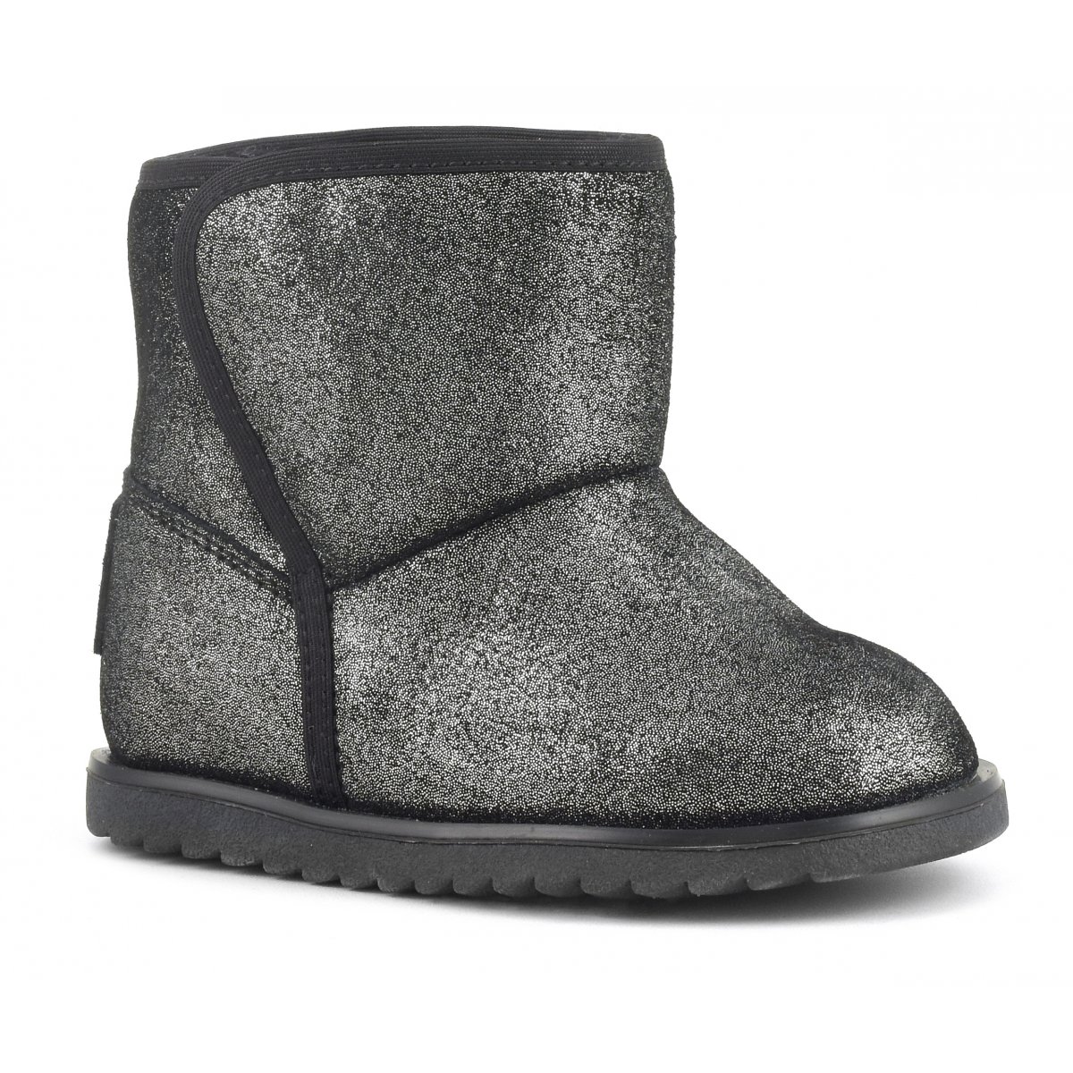 Bottes de neige en daim pailleté