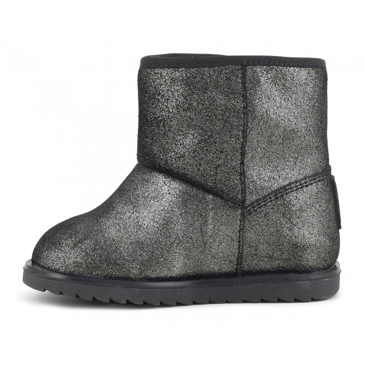 Bottes de neige en daim pailleté