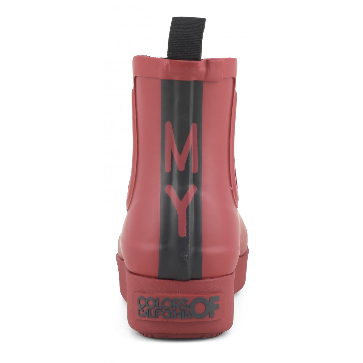 Rubber Ankle Length Rain Boot - | Colors of California