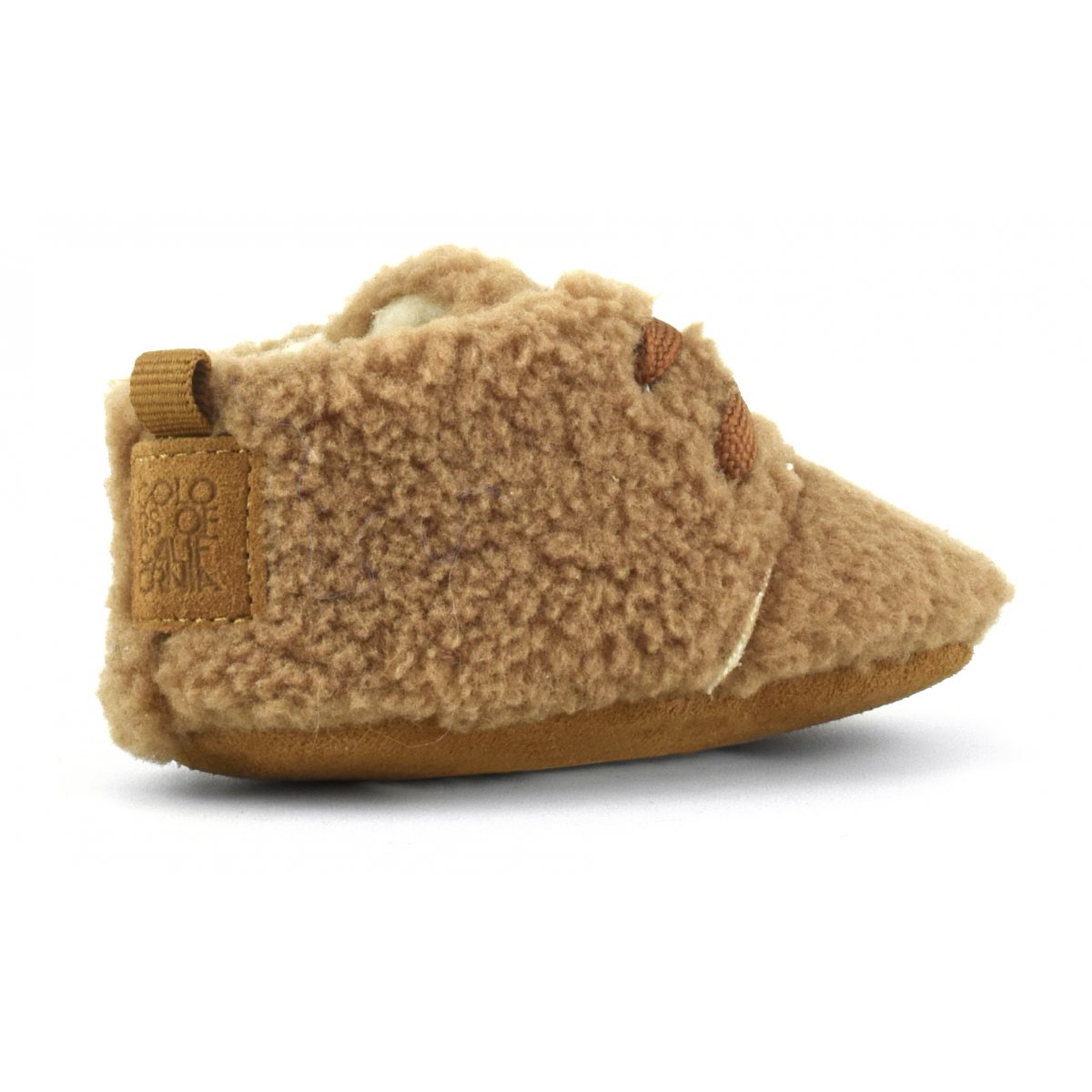 Botte de neige en fausse fourrure avec lacets