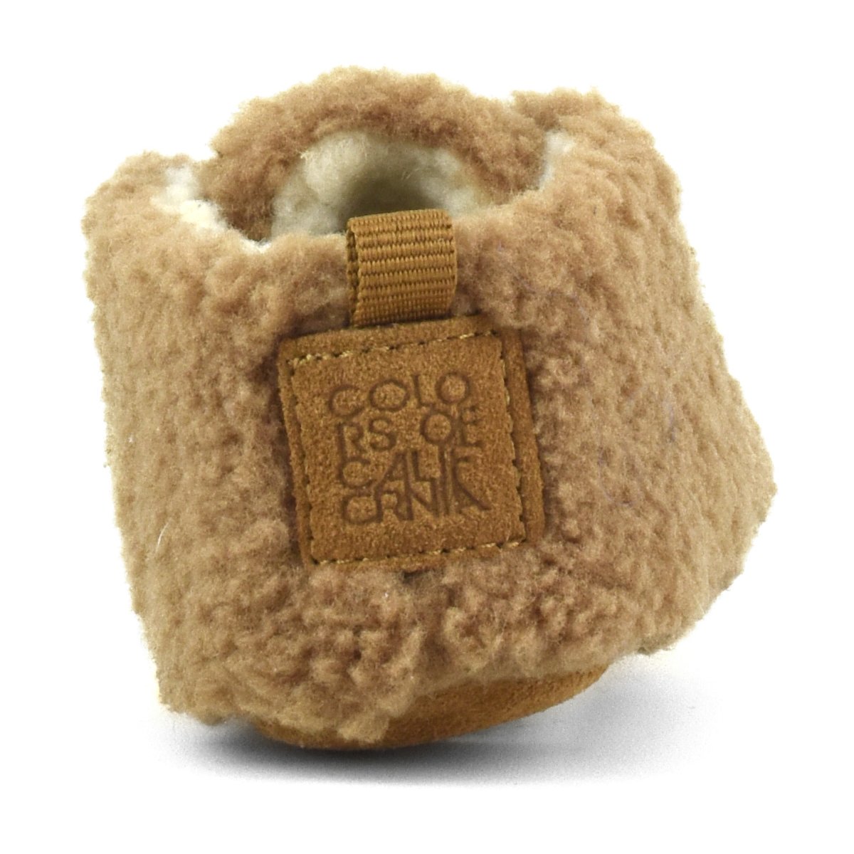 Botte de neige en fausse fourrure avec lacets