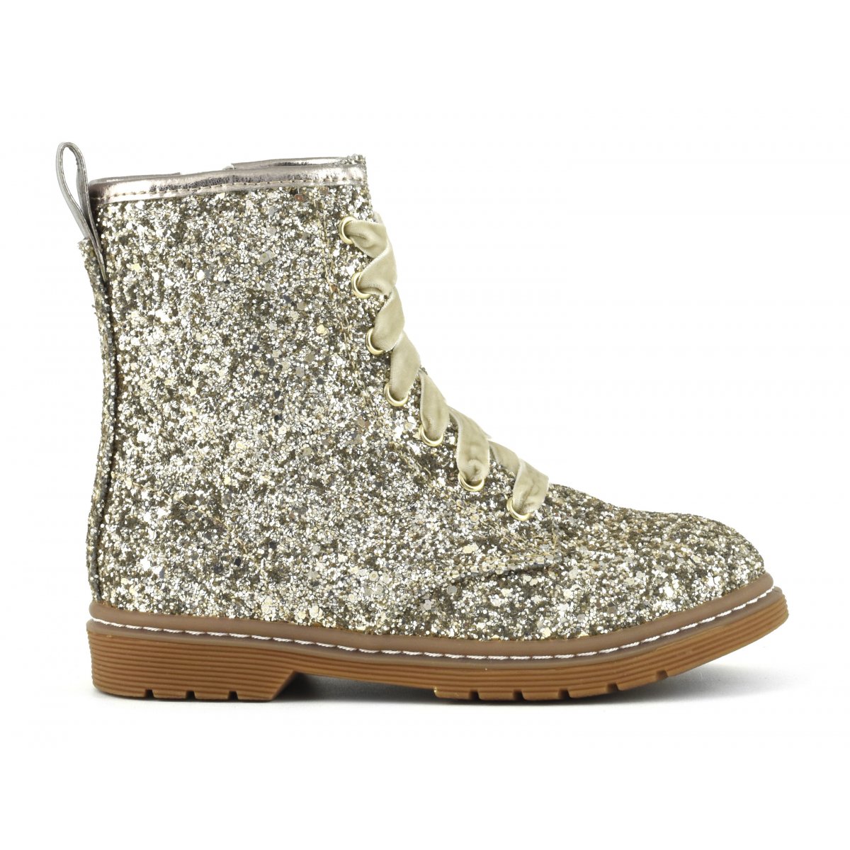 glitter back boots