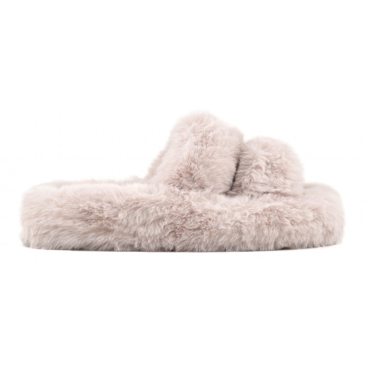 Childrens faux best sale fur slippers