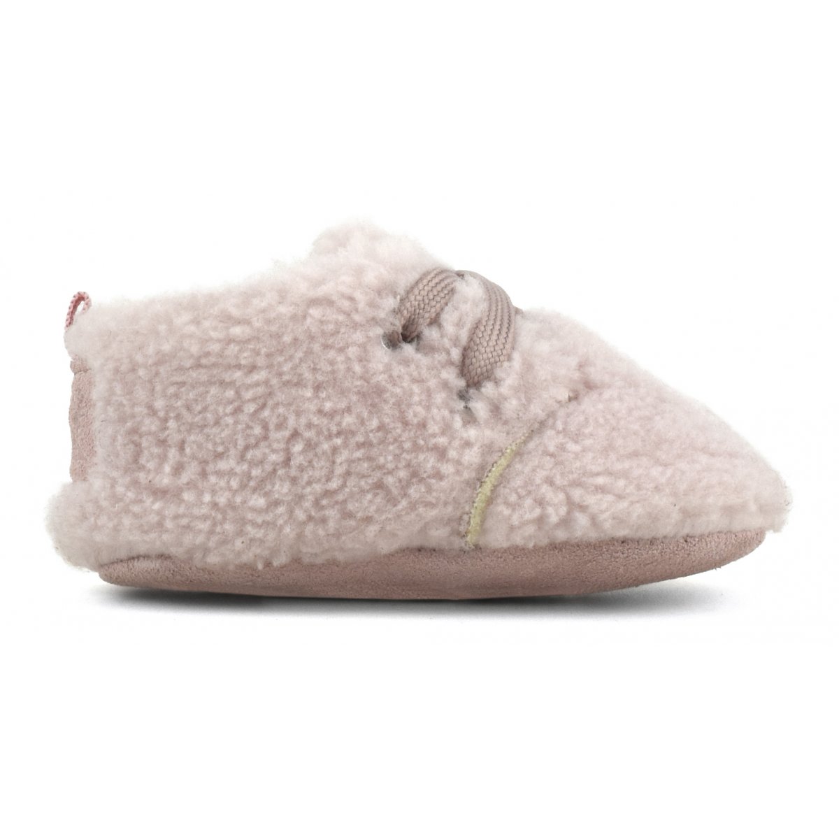 Botte de neige en fausse fourrure avec lacets
