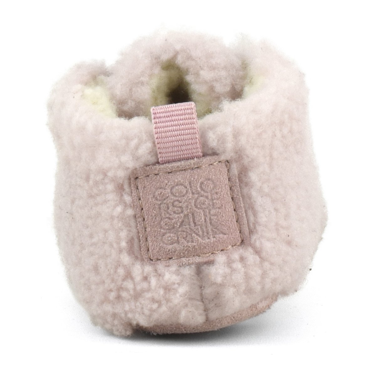 Botte de neige en fausse fourrure avec lacets