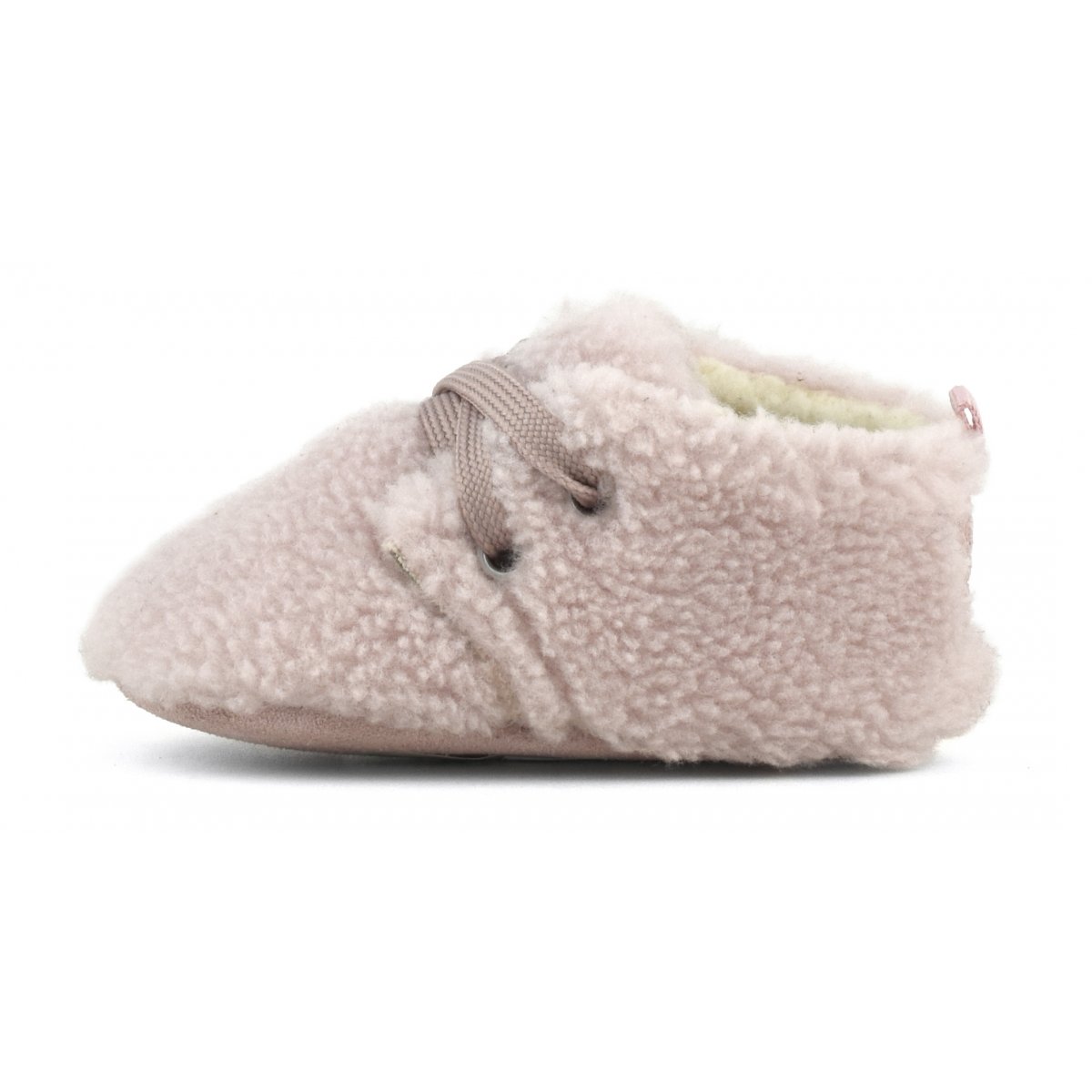 Botte de neige en fausse fourrure avec lacets