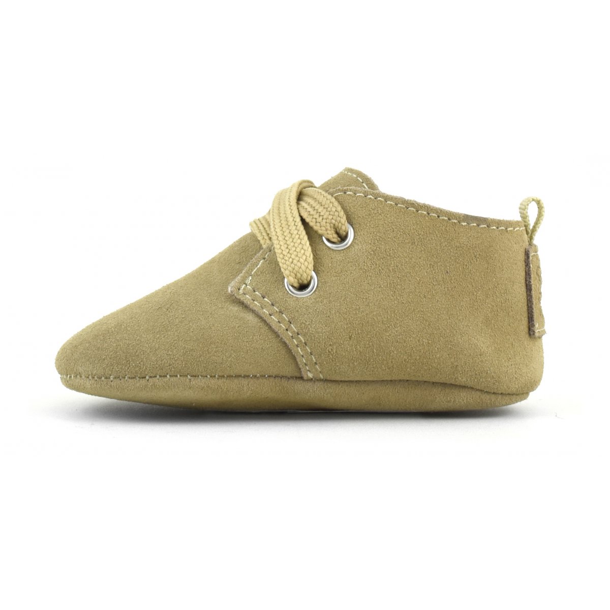 Bottines d’hiver en cuir suédé avec lacets