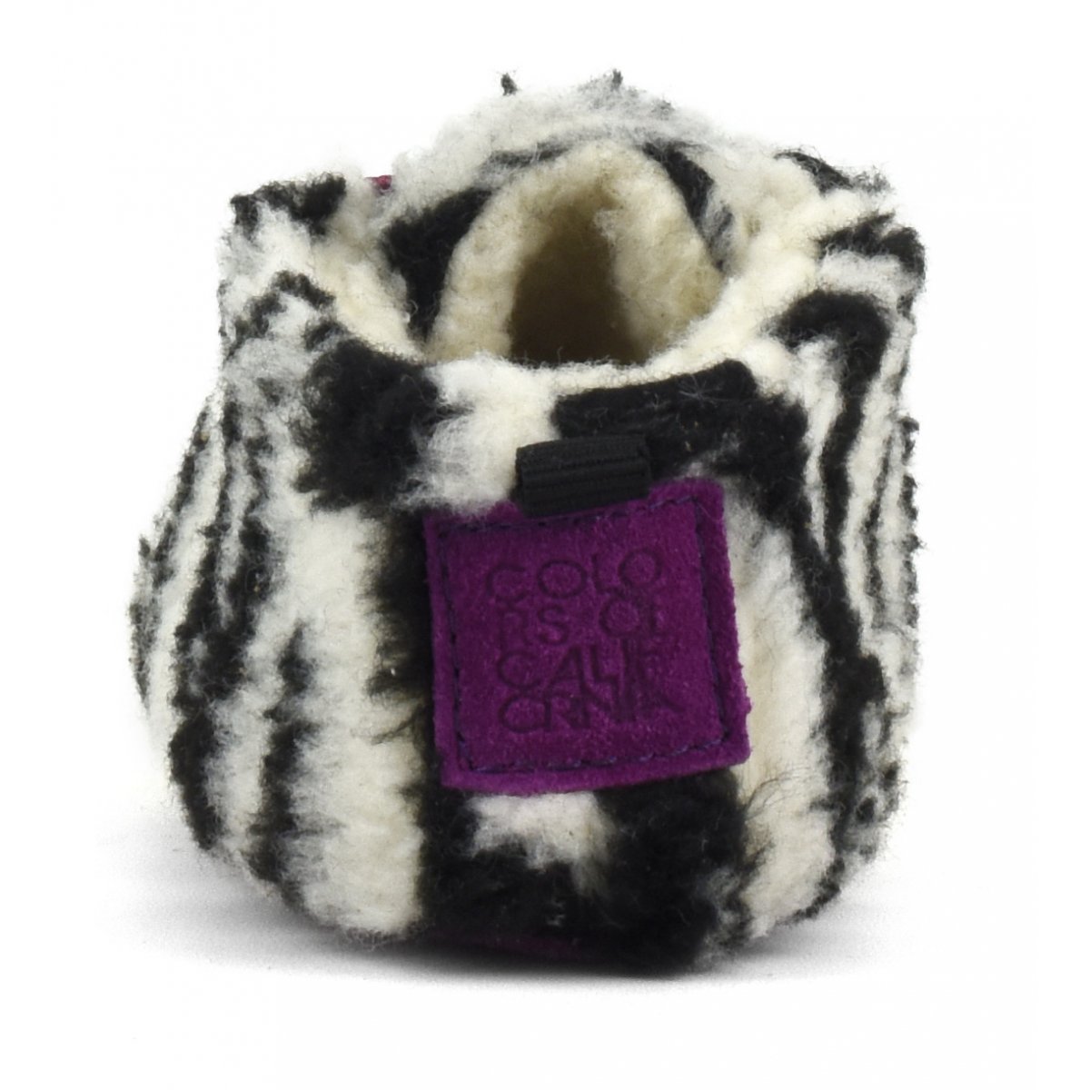 Botte de neige en fausse fourrure avec lacets