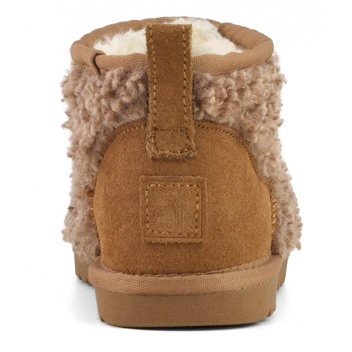 Winter boot in teddy mix with wool lining