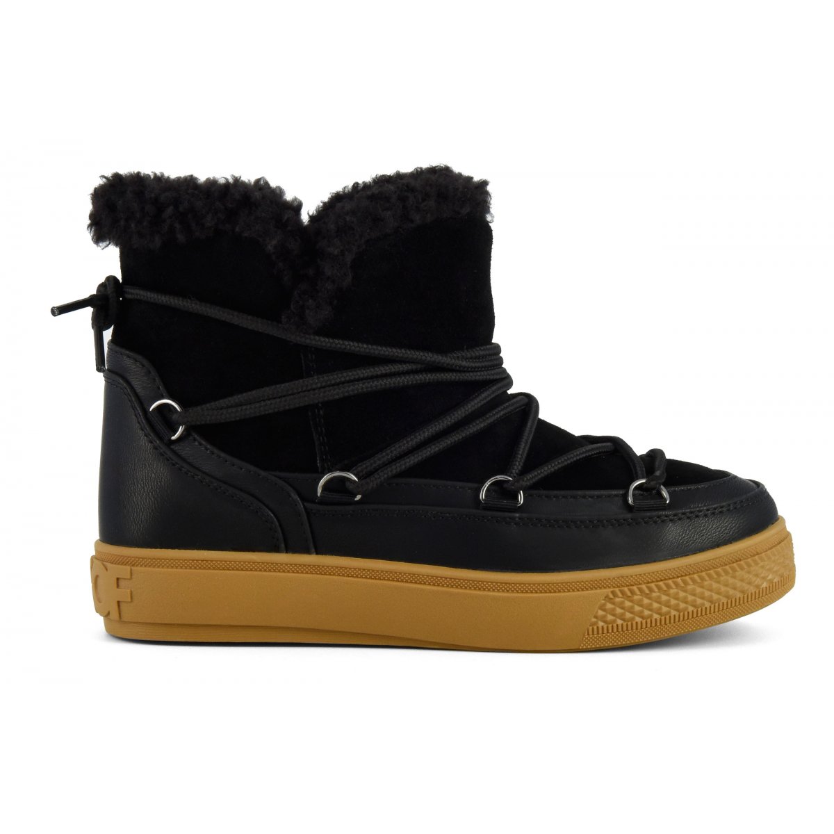 Low furry snowboot - Snow Boots Colors of California Women