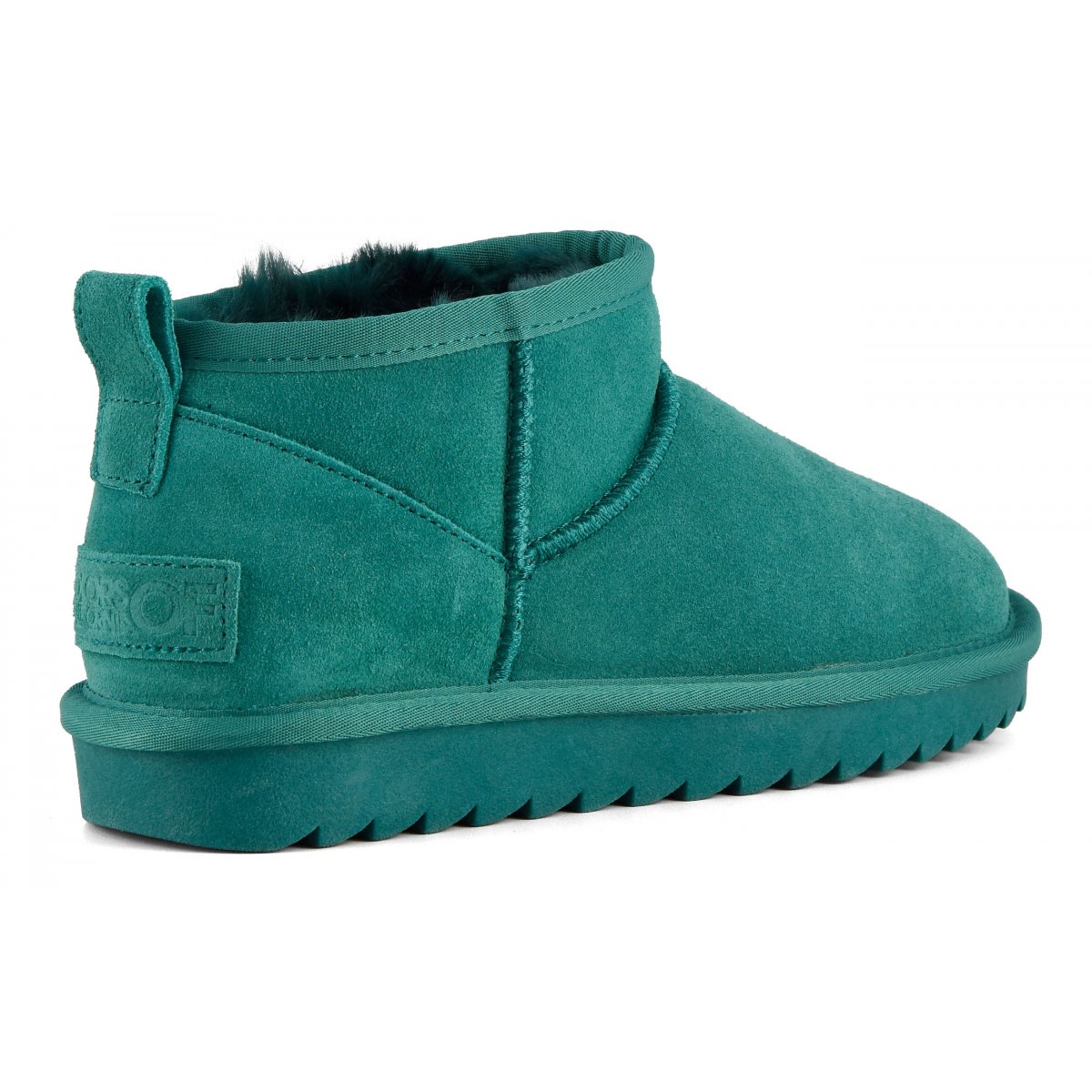 Bottines basses en cuir suédé