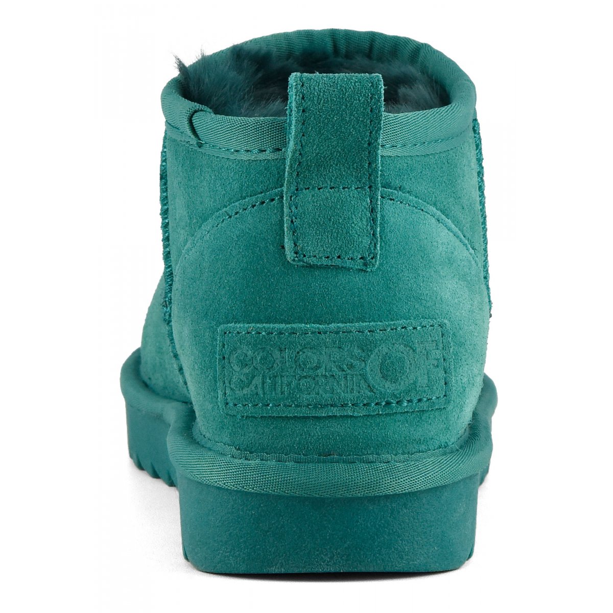 Bottines basses en cuir suédé