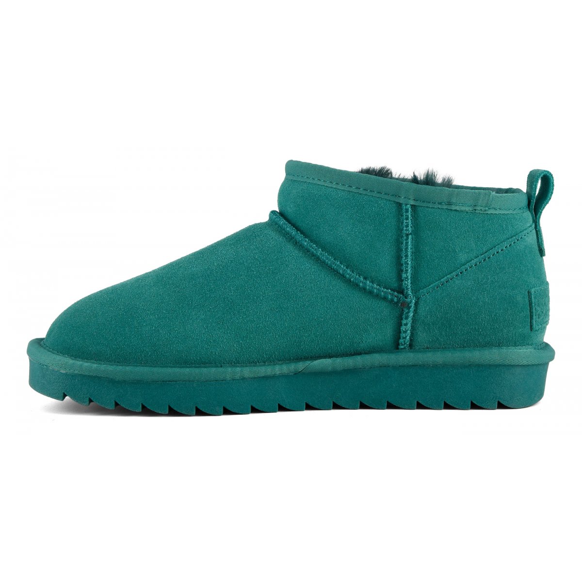 Bottines basses en cuir suédé